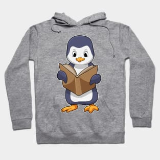 Penguin as Nerd with Book Hoodie